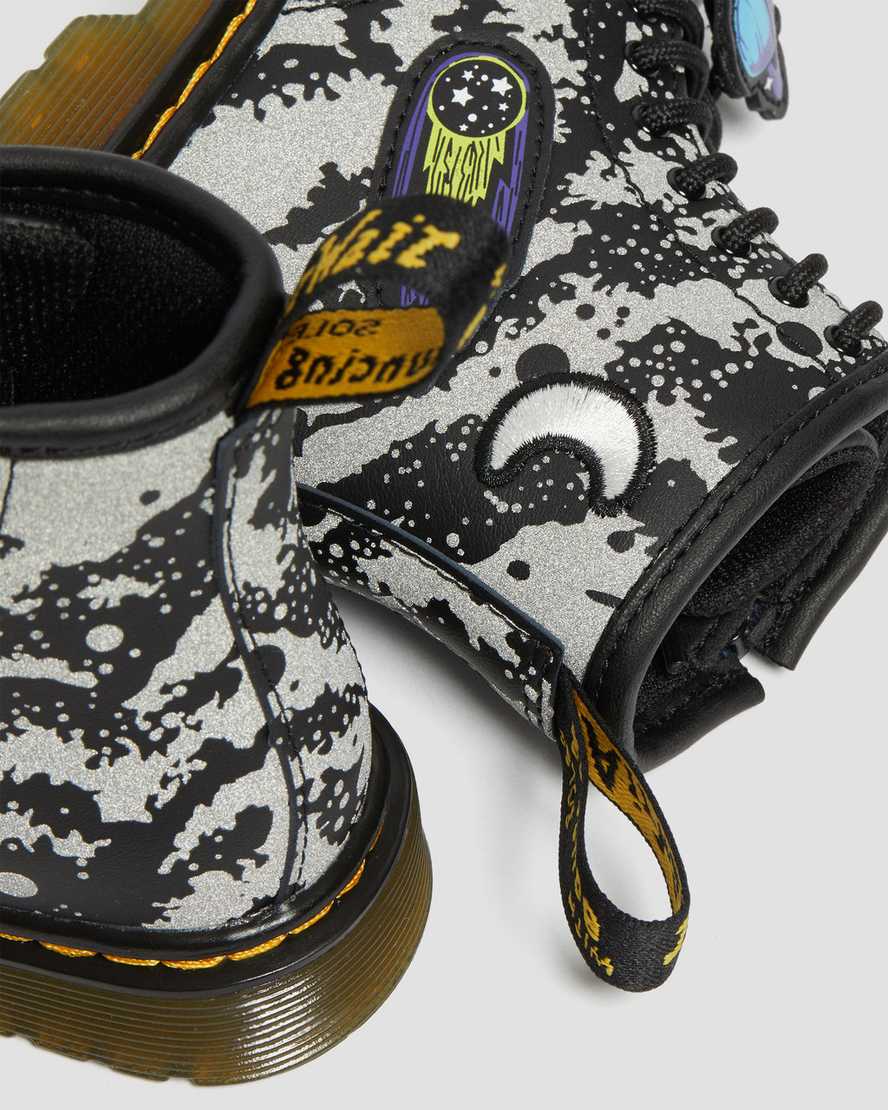 Toddler 1460 Space Hydro Leather Lace Up BootsToddler 1460 Space Reflective Lace Up Boots Dr. Martens