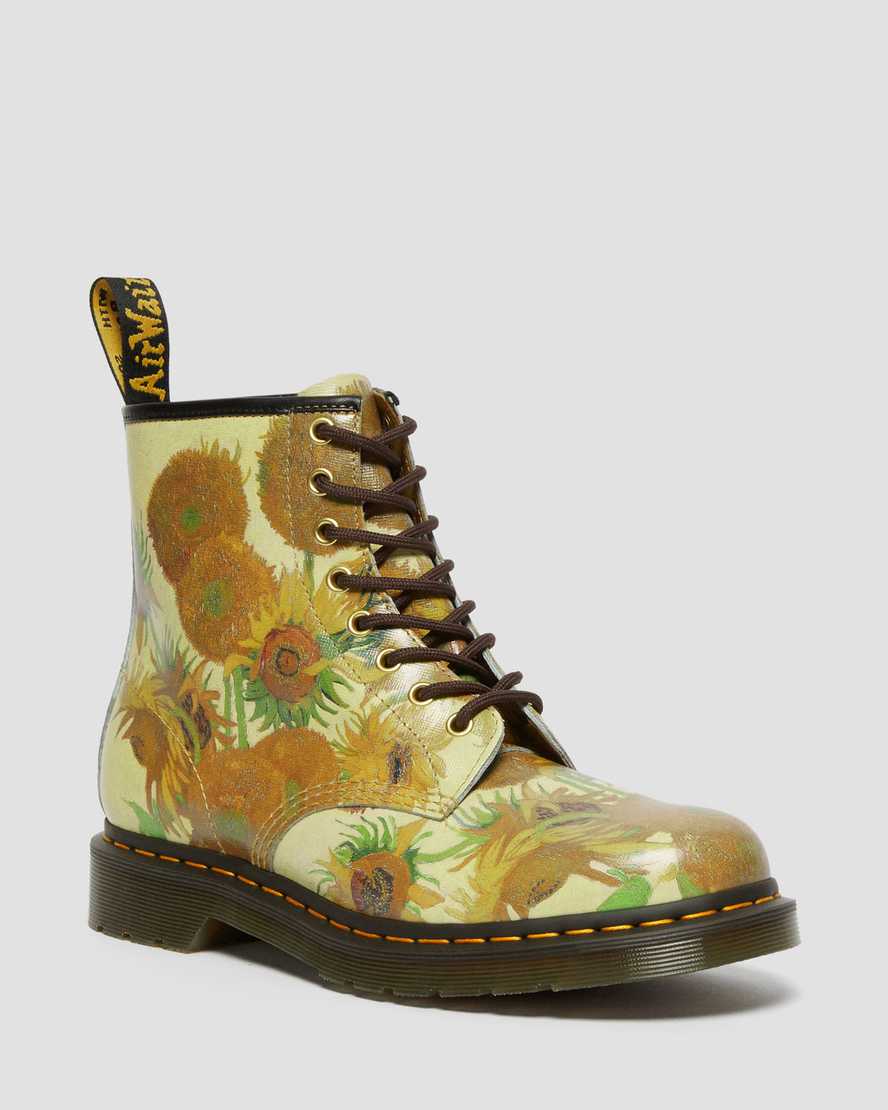 DR MARTENS 1460 The National Gallery Van Gogh Lace Up Boots