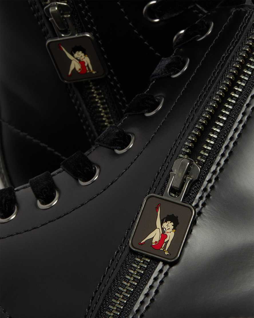 Jadon Betty Boop Leather Platforms BootsJadon Betty Boop Platform Boots | Dr Martens