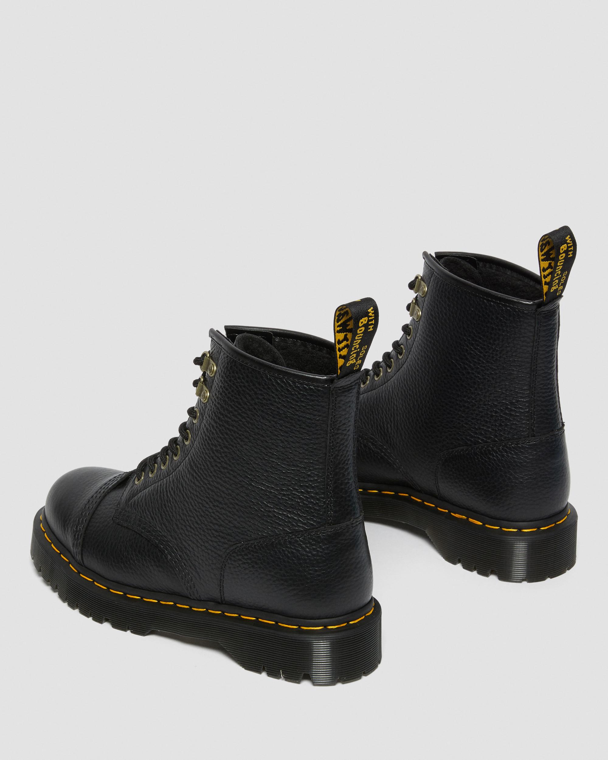 1460 Bex Faux Fur-Lined Leather Lace Up Boots | Dr. Martens