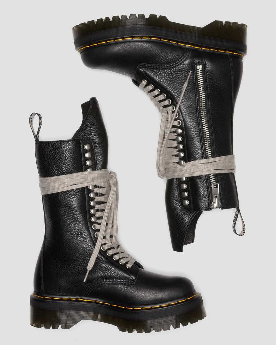1918 Rick Owens Leather Lace Up Platform Boots | Dr. Martens