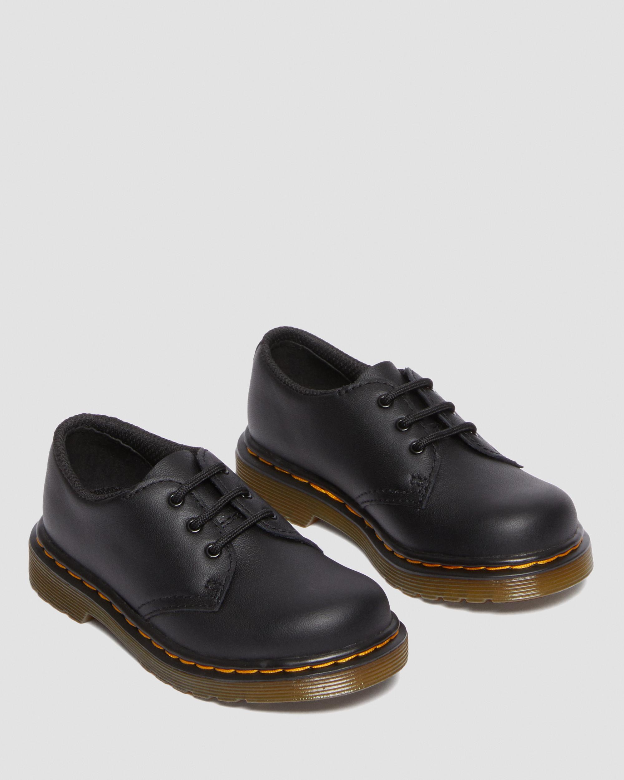 Shop Dr. Martens' Toddler 1461 Softy T Leather Oxford Shoes In Black