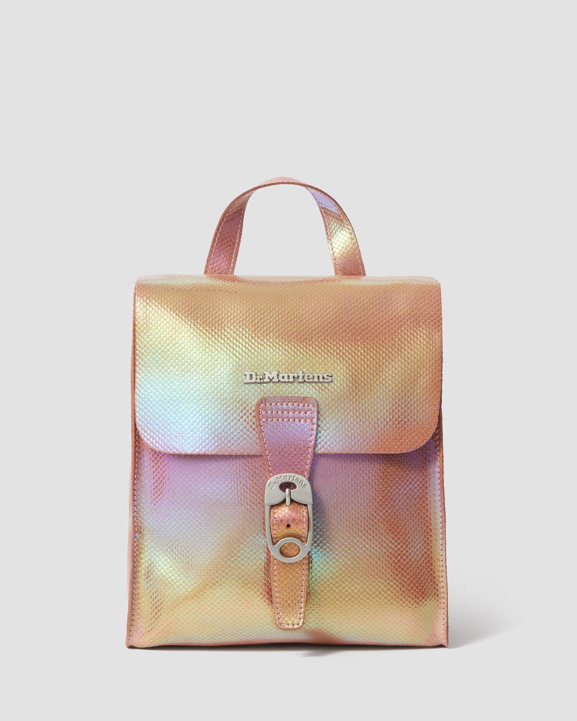 IRIDESCENT LEATHER MINI BACKPACK | Dr 