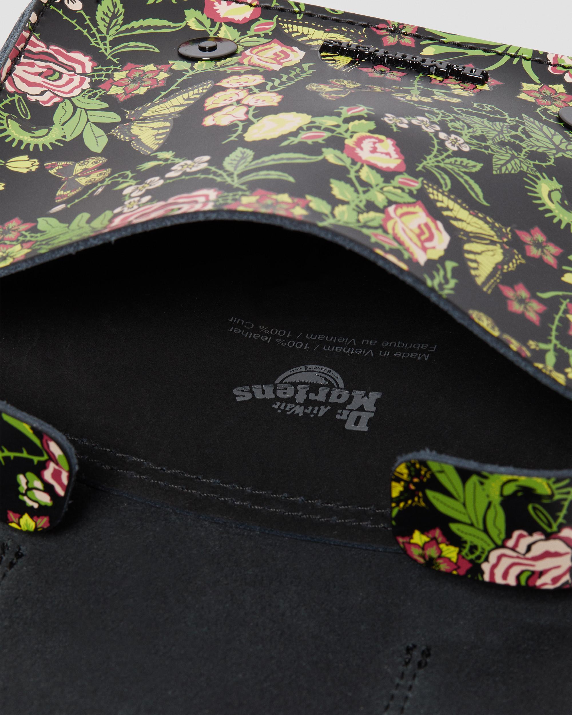 Sac bandoulière en cuir à motif fleuri 18 cm Dr. Martens