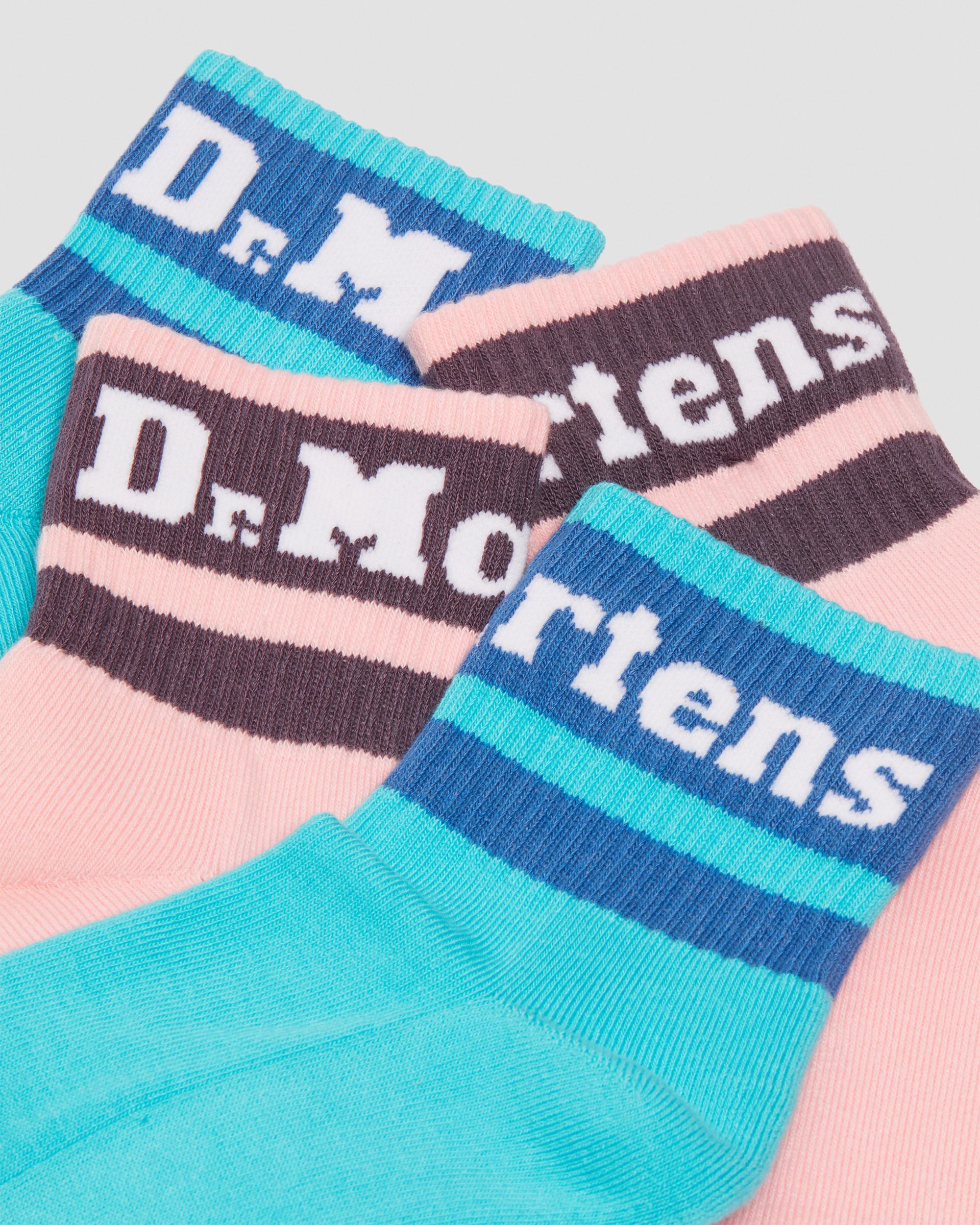 Paquete Doble de Calcetines Cortos Atléticos con Logo | Dr. Martens