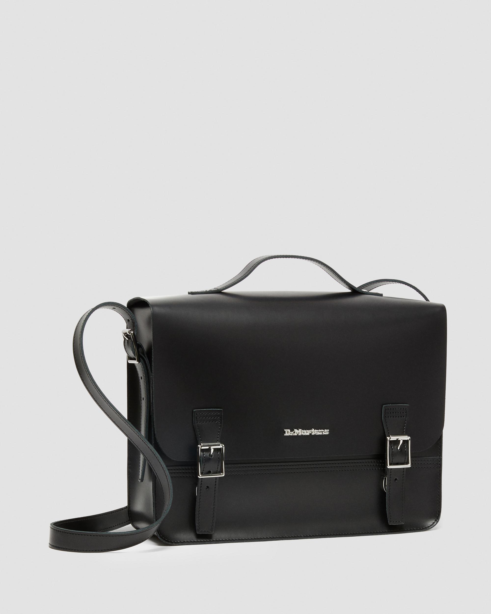 Leather Box Crossbody Messenger Bag | Dr. Martens