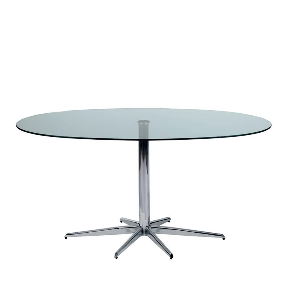 Stellar Base Glass 6 Seater Dining Table Clear | dwell on {keyword}