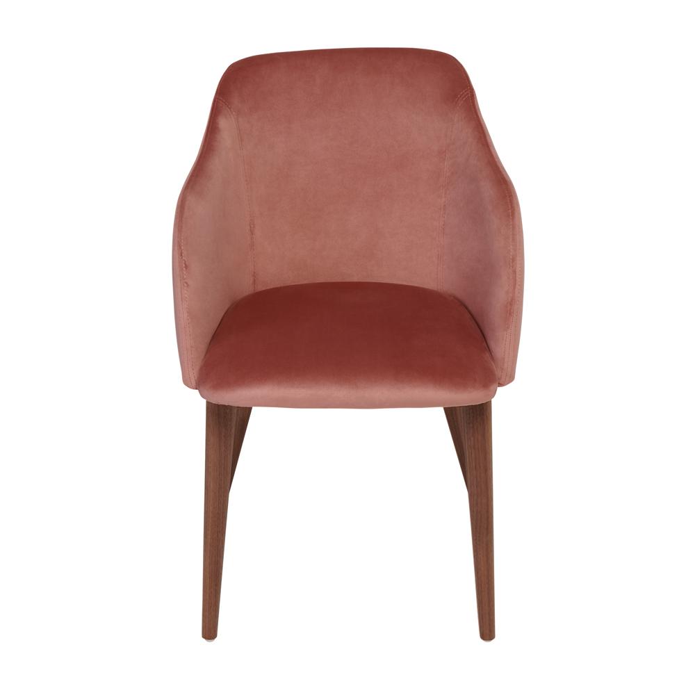 dip dining chair pink velvet  dwell  £109
