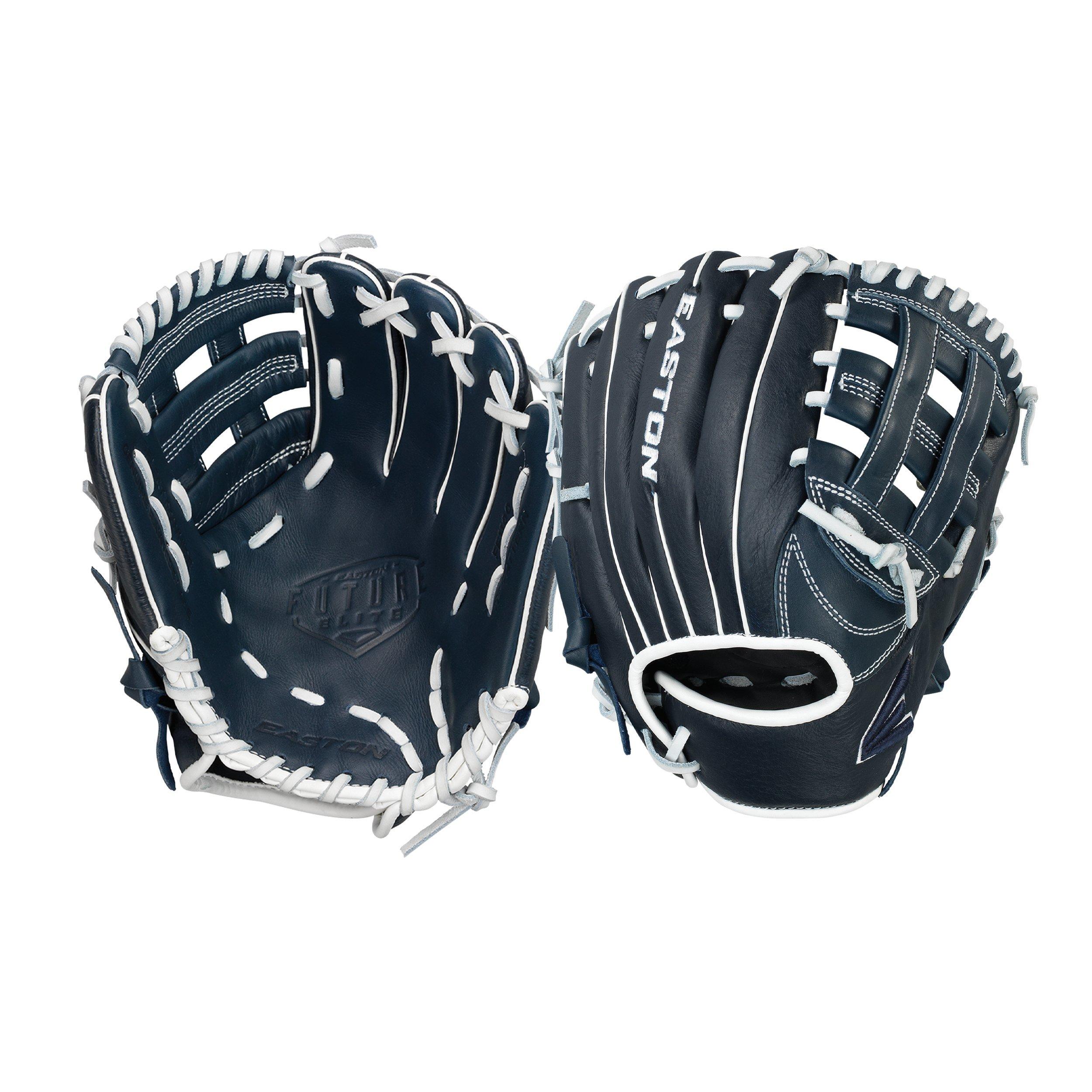 Easton Future Elite Youth Baseball Glove Series Web Leather 11 Youth Size Pattern Designed For The 11u Player 2021 Game Ready Cowhide Palm 12 Pro Team Colors Ideal Fit System Sports Outdoors