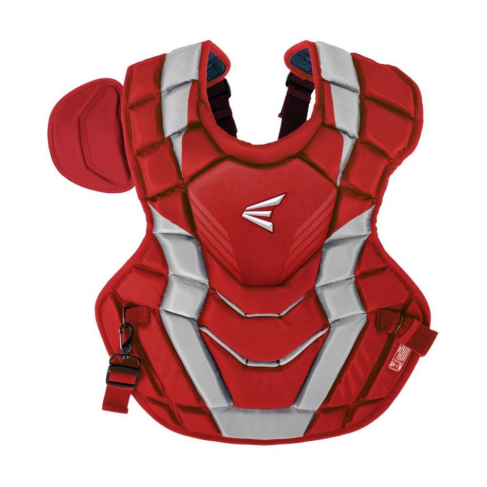 Helmet NOCSAE Approved For All Levels of Play 2021 Chest Protector with NOCSAE Commotio Cordis Foam Leg Guards EASTON ELITE X Baseball Catchers Equipment Box Set
