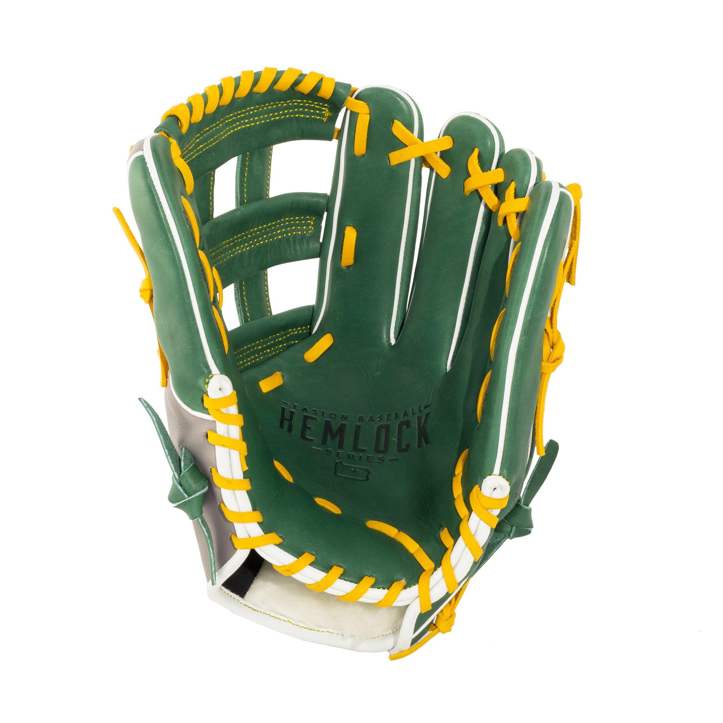 green baseball glove