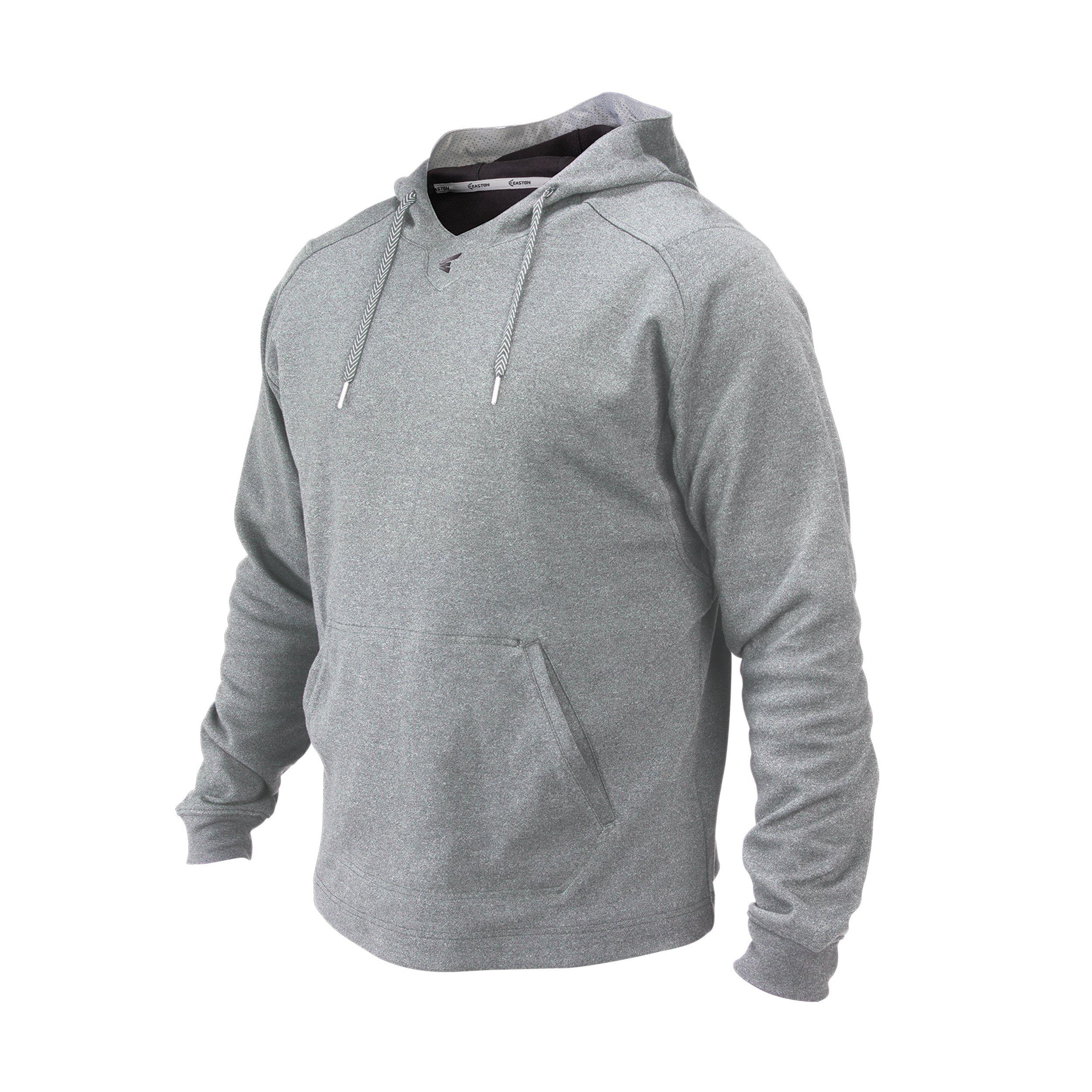 gray fleece hoodie