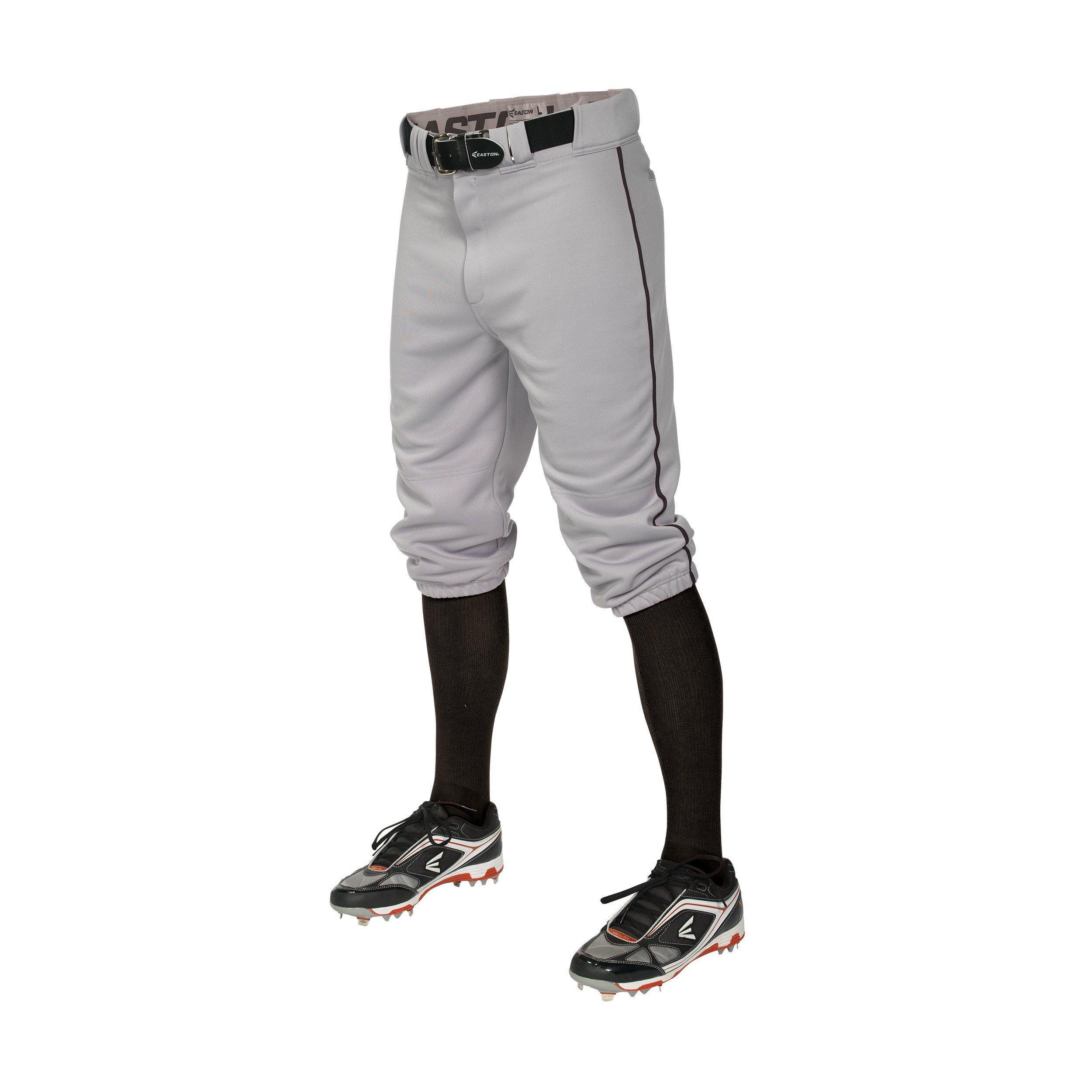 nike white baseball pants with black piping