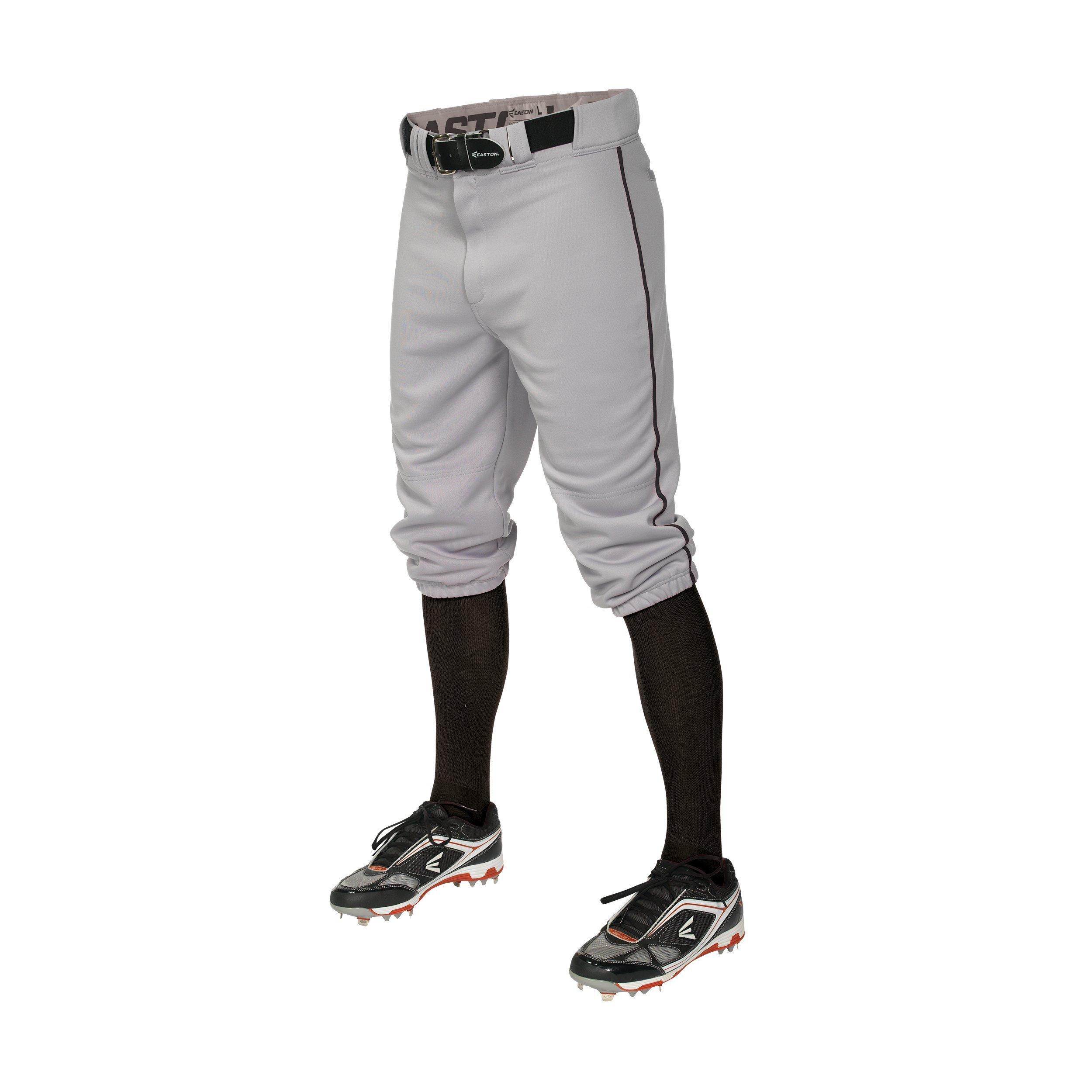 nike white baseball pants with blue piping