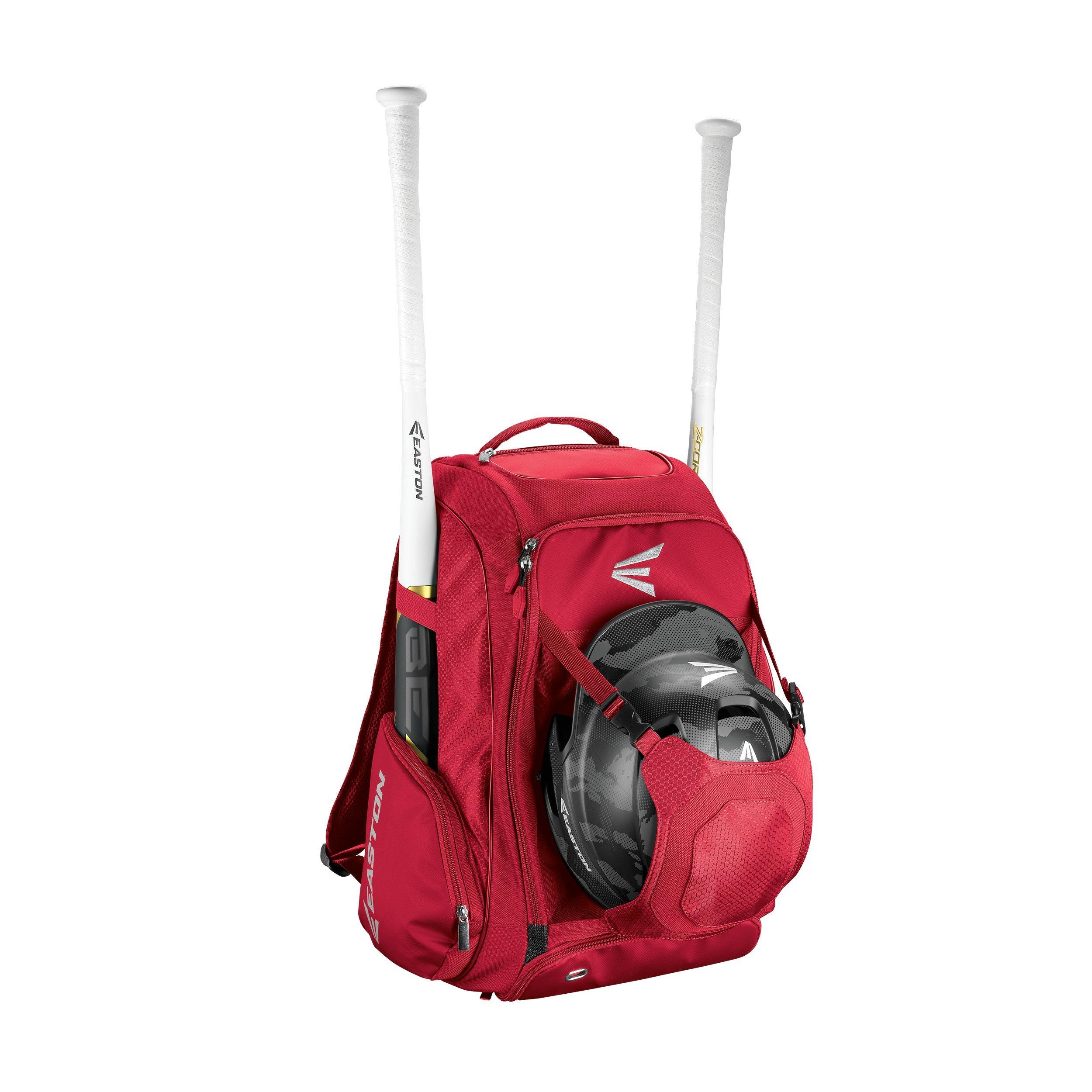 red easton baseball bag