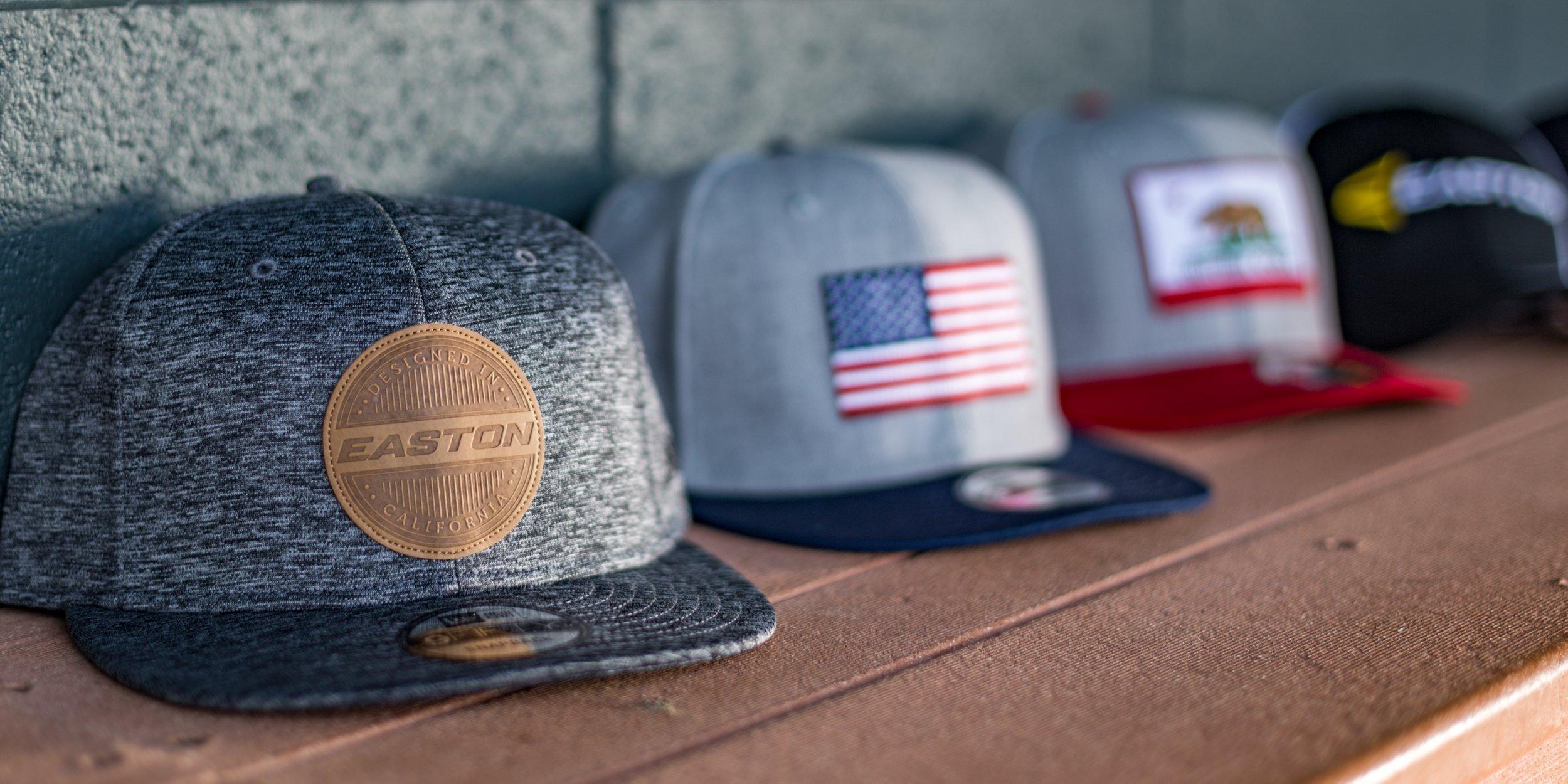 easton softball hats