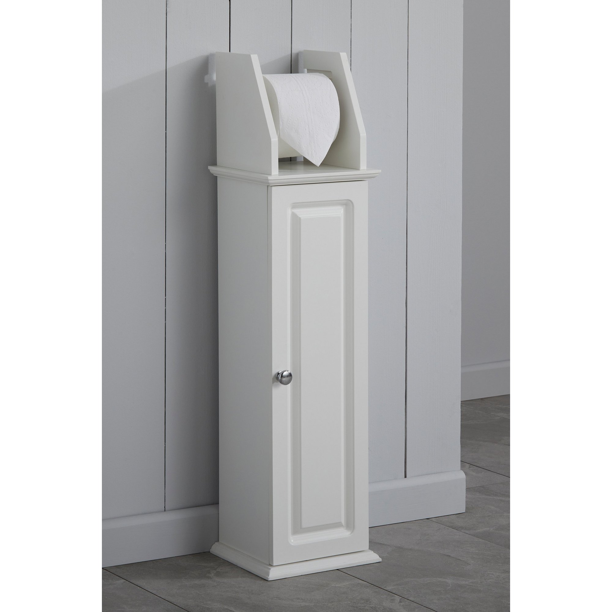 Toilet Roll Holder and Cupboard