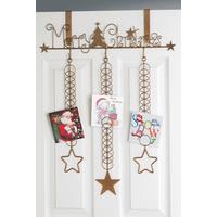 Image of Overdoor Merry Christmas Card Holder