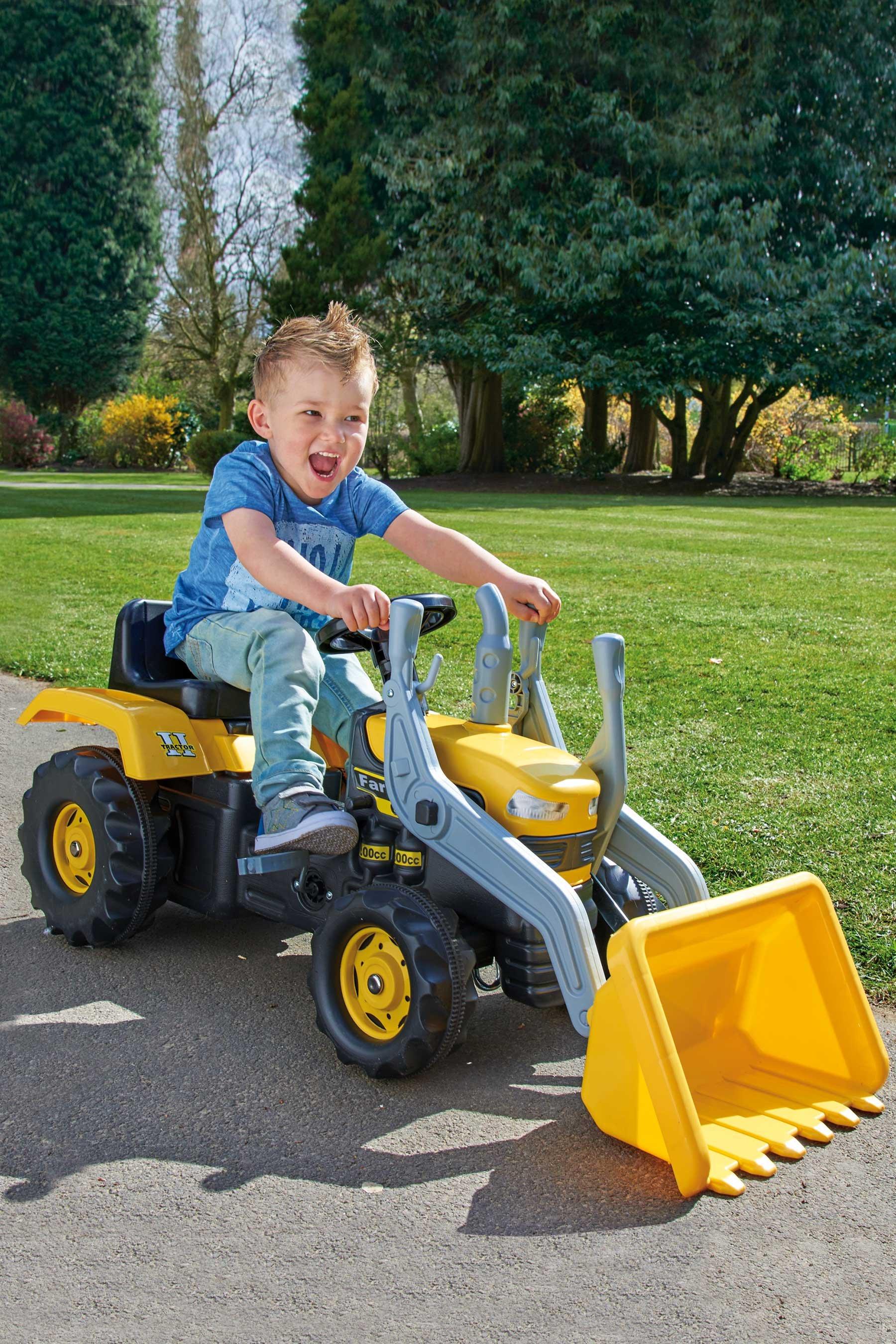 dolu tractor pedal operated excavator