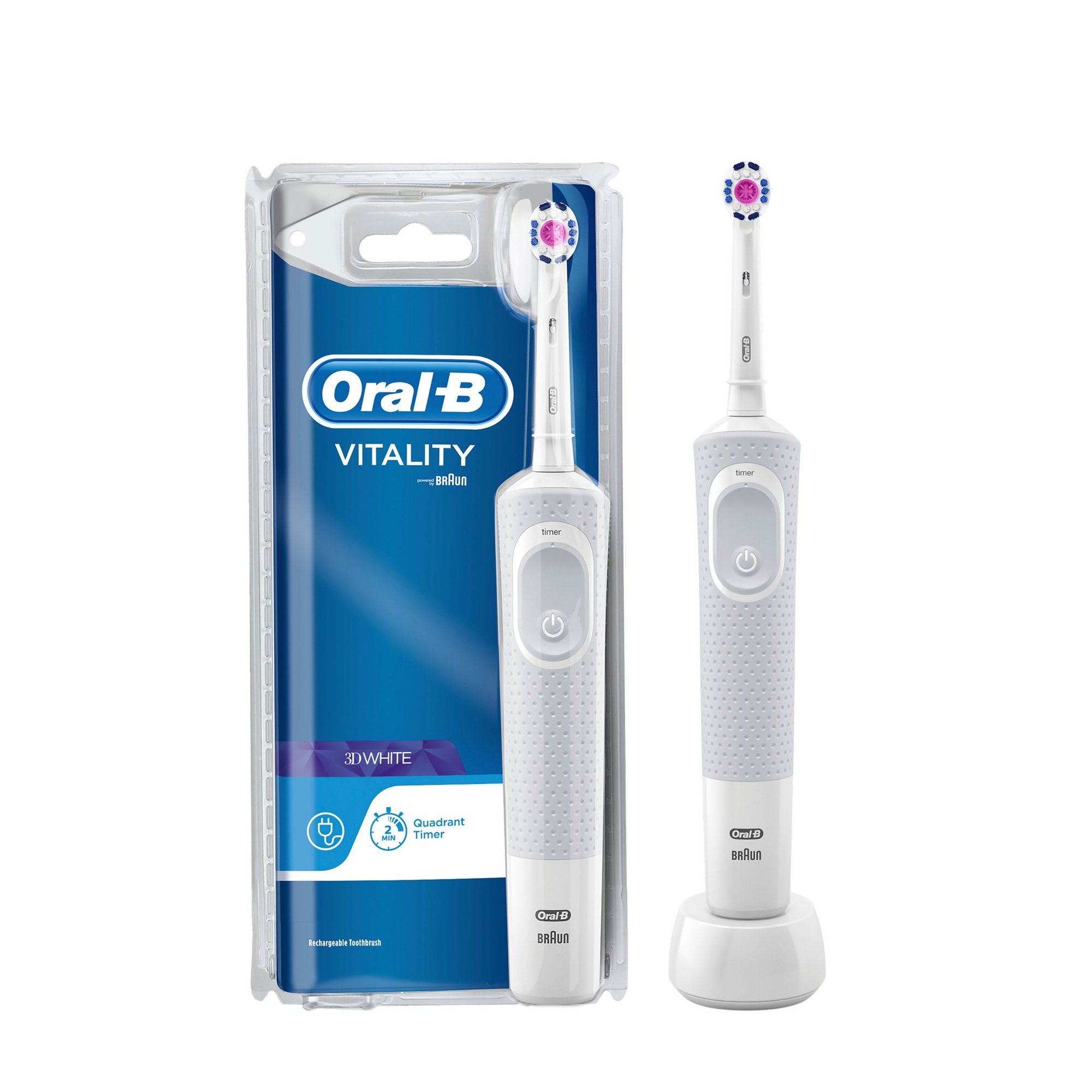 Oral B Vitality 3D White Rechargeable Toothbrush