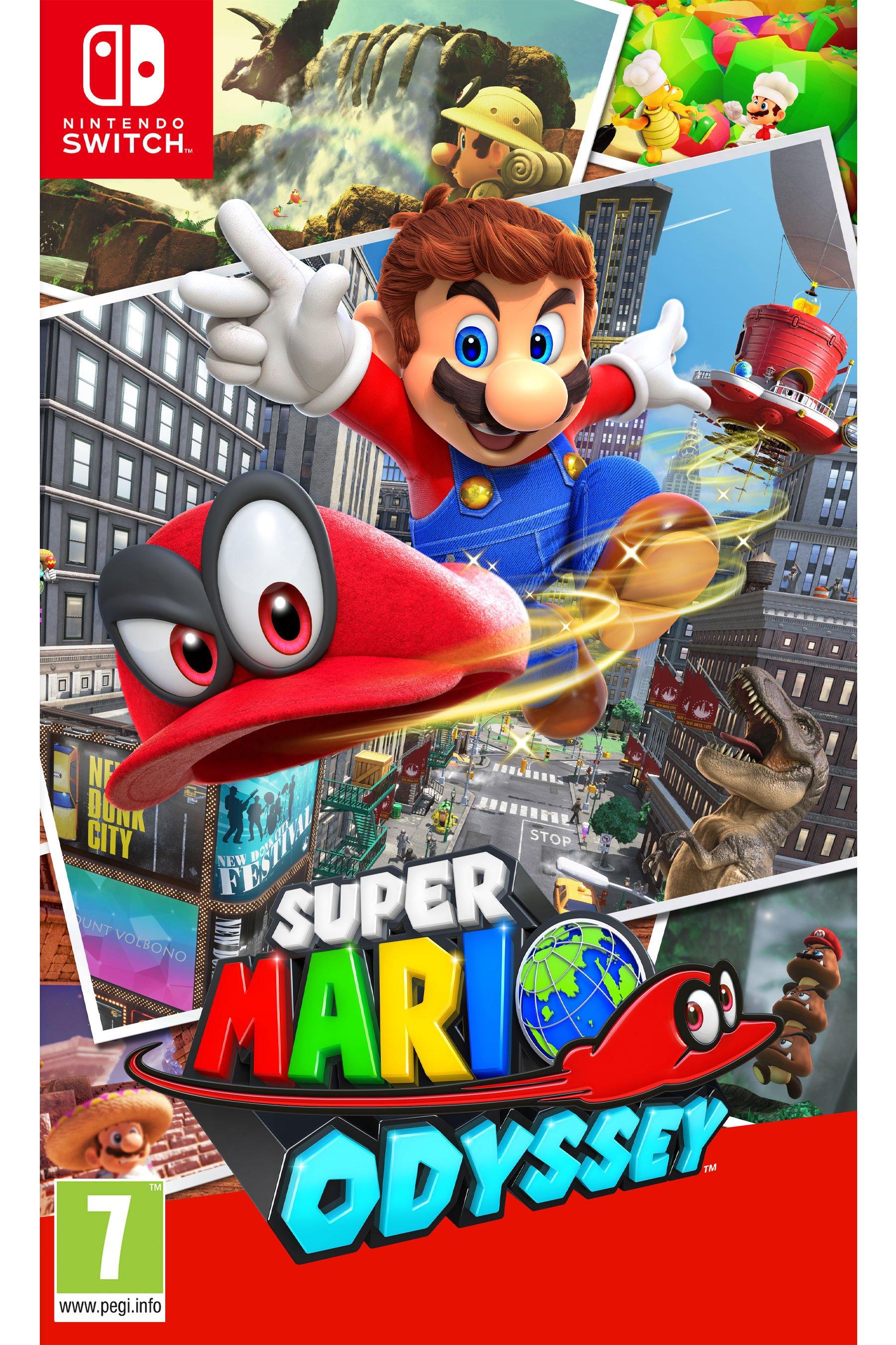 Collage Super Mario Odyssey Maxi Poster, Plastic/Glass, Multi-Colour, 61 x  91.5 x 1.3 cm
