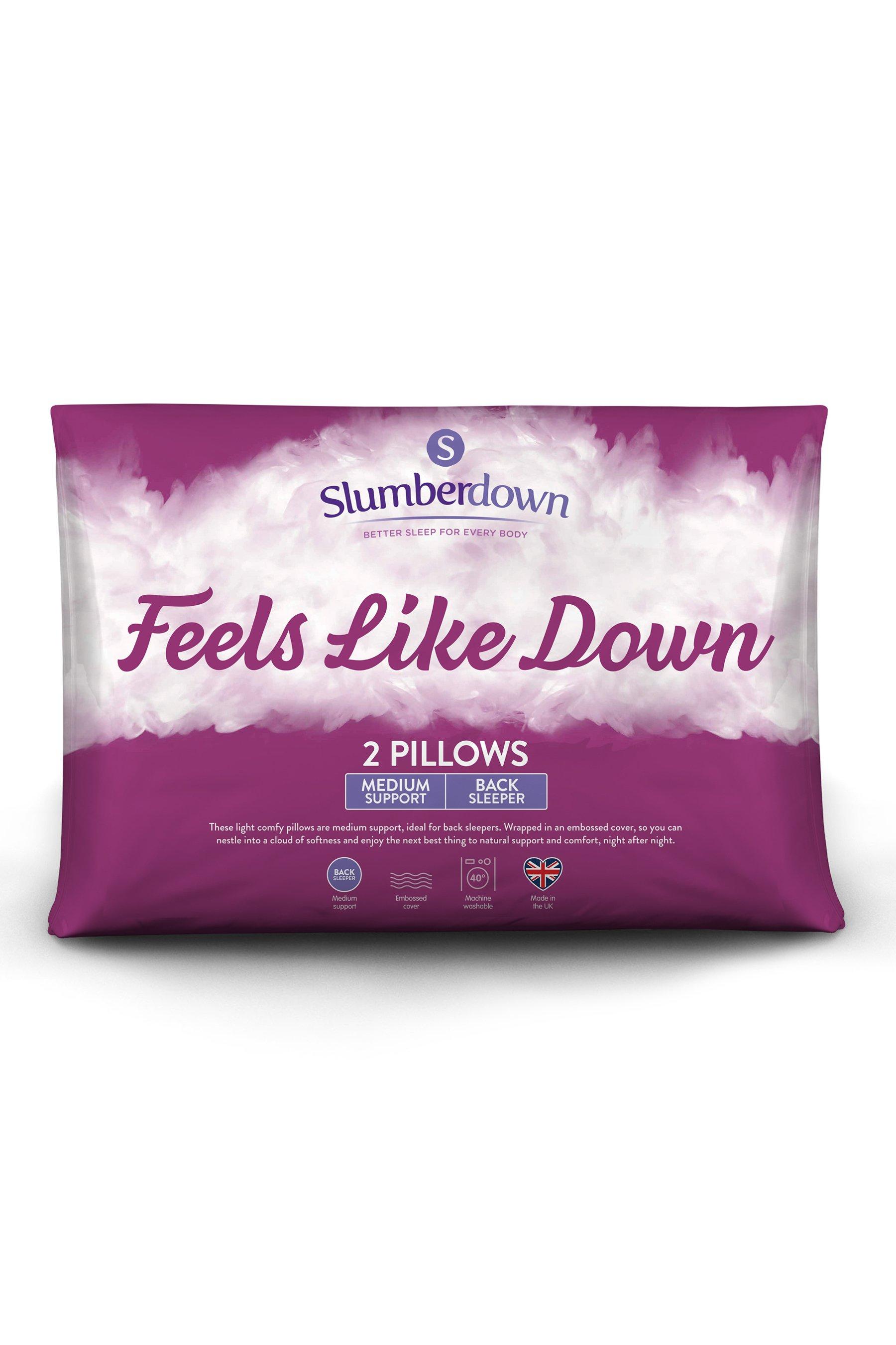 Slumberdown Feels Like Down Pillow Pack Of 2 Studio