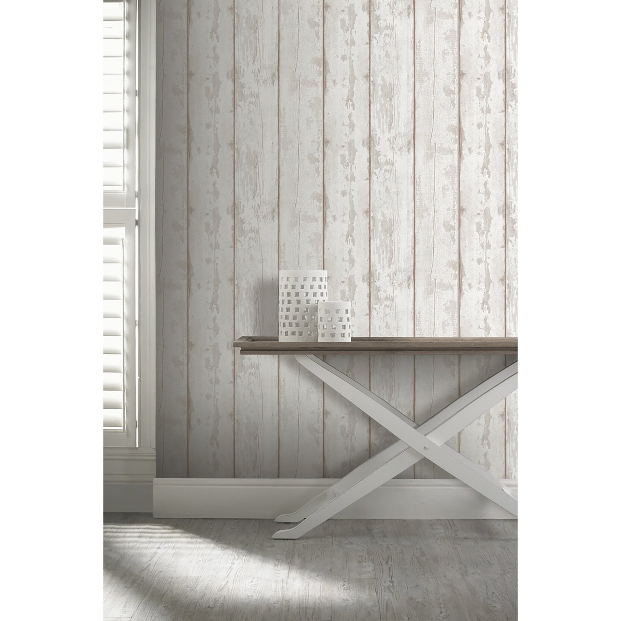 Image of Arthouse Washed Wood Wallpaper