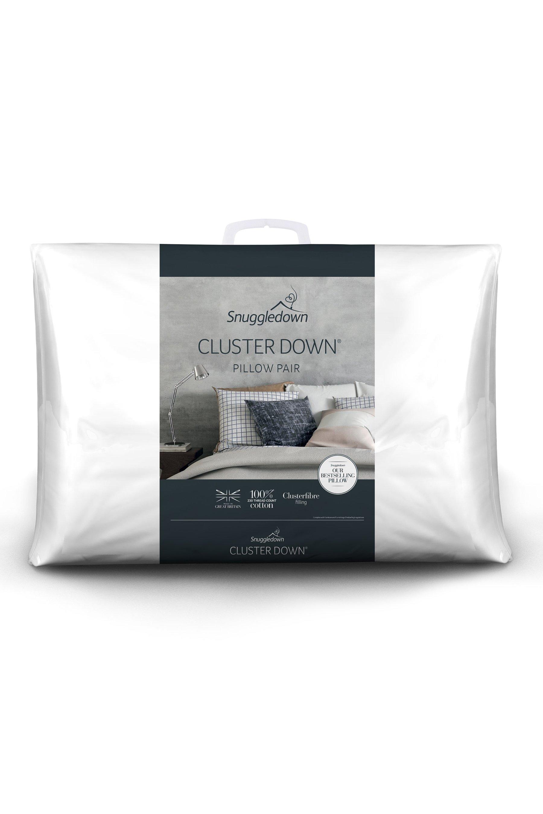 snuggledown orthopaedic cluster contour pillow