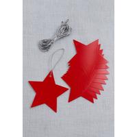 Image of 10 Red Star Gift Tags