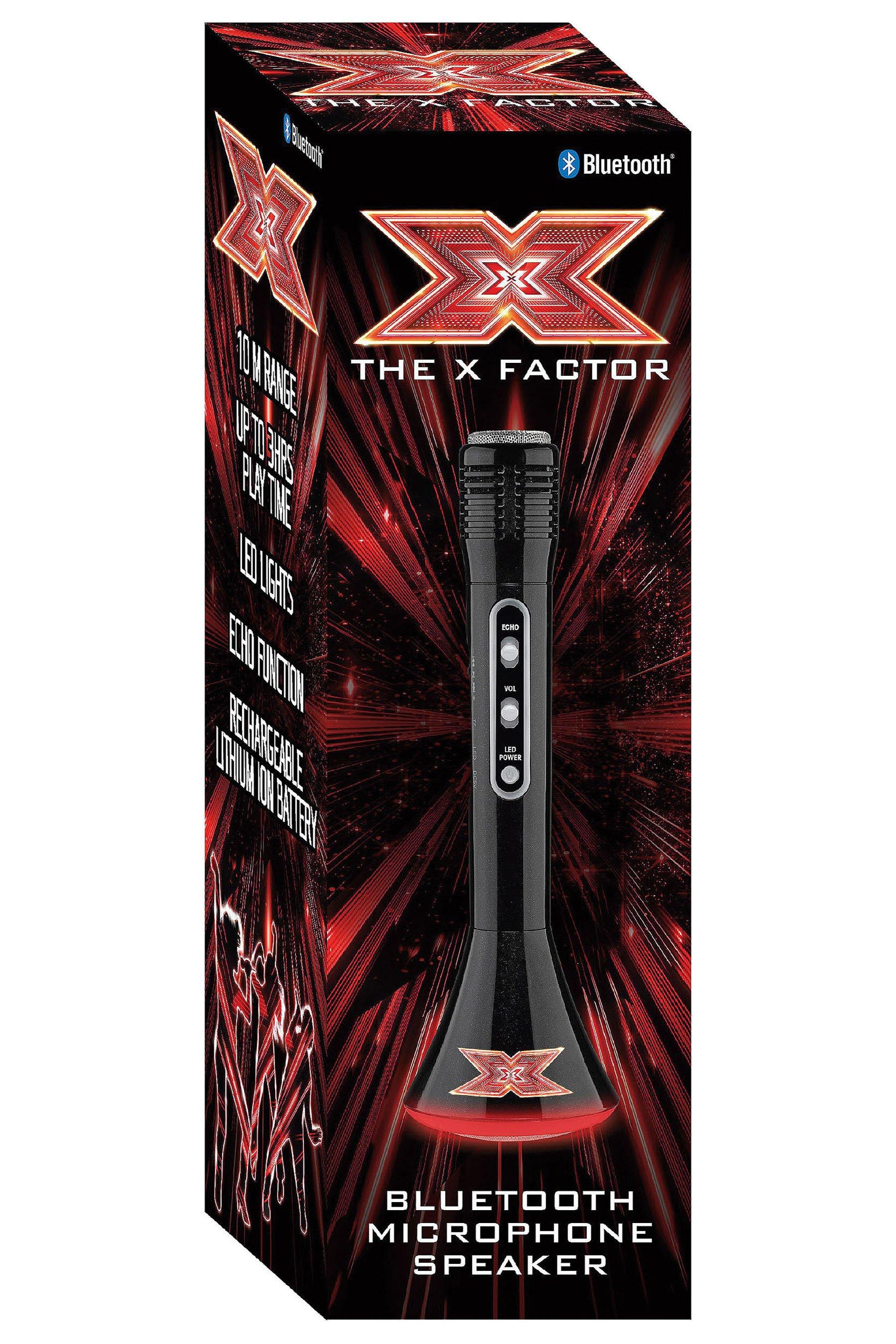 x factor bluetooth microphone speaker