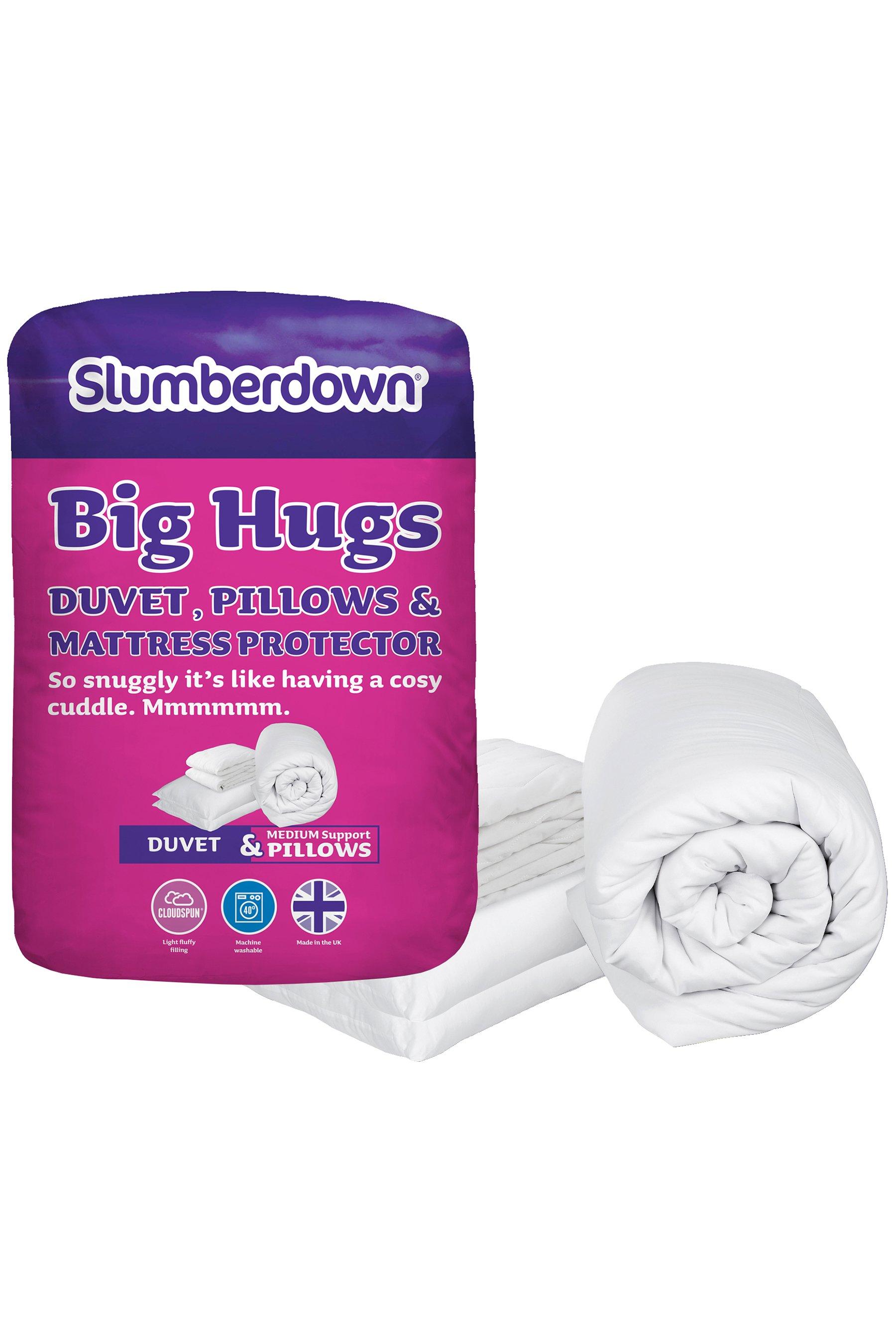 Slumberdown Big Hugs 13 5 Tog Duvet Bundle 2 Pillows Studio