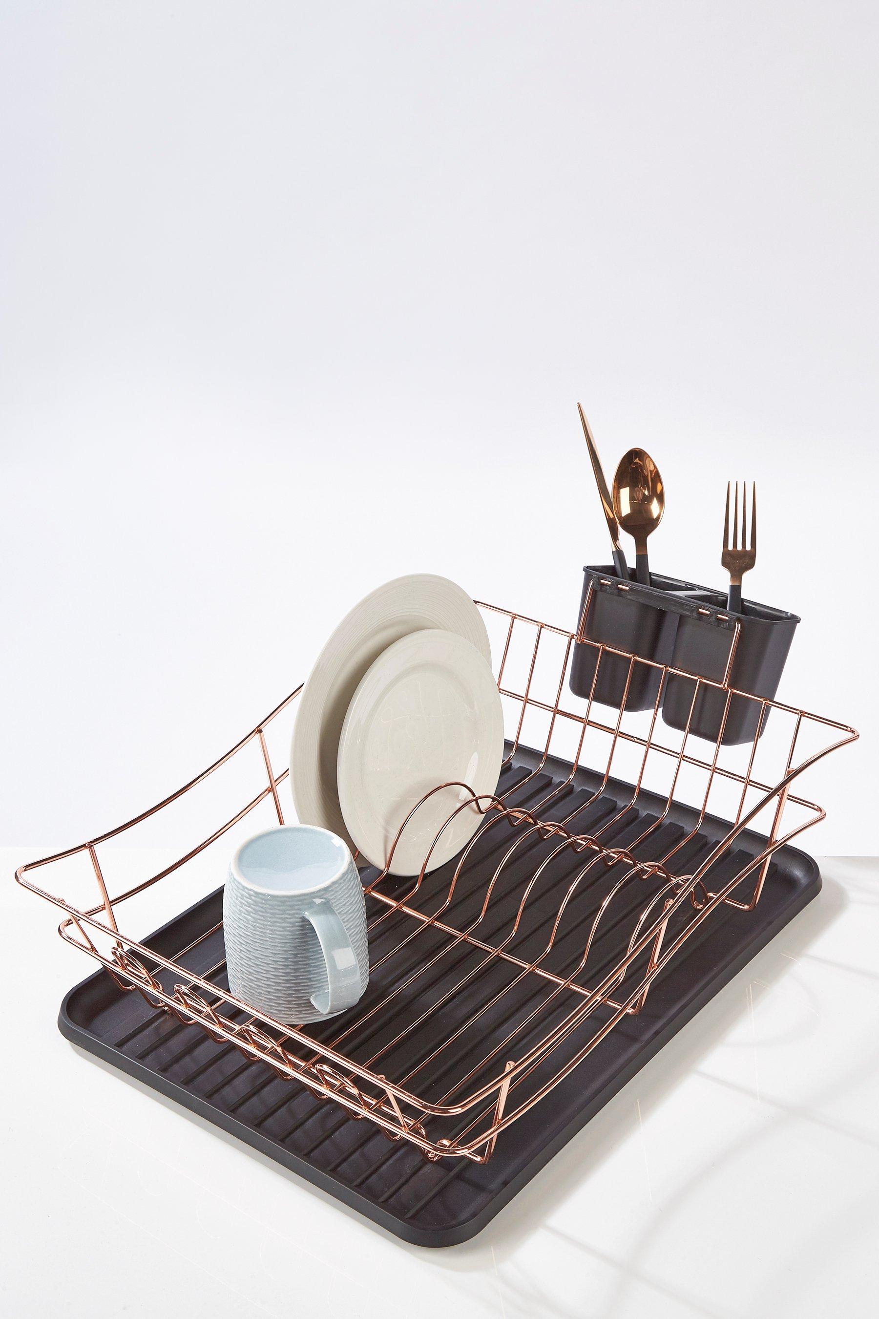 Tower Rose Gold Dish Rack | Studio