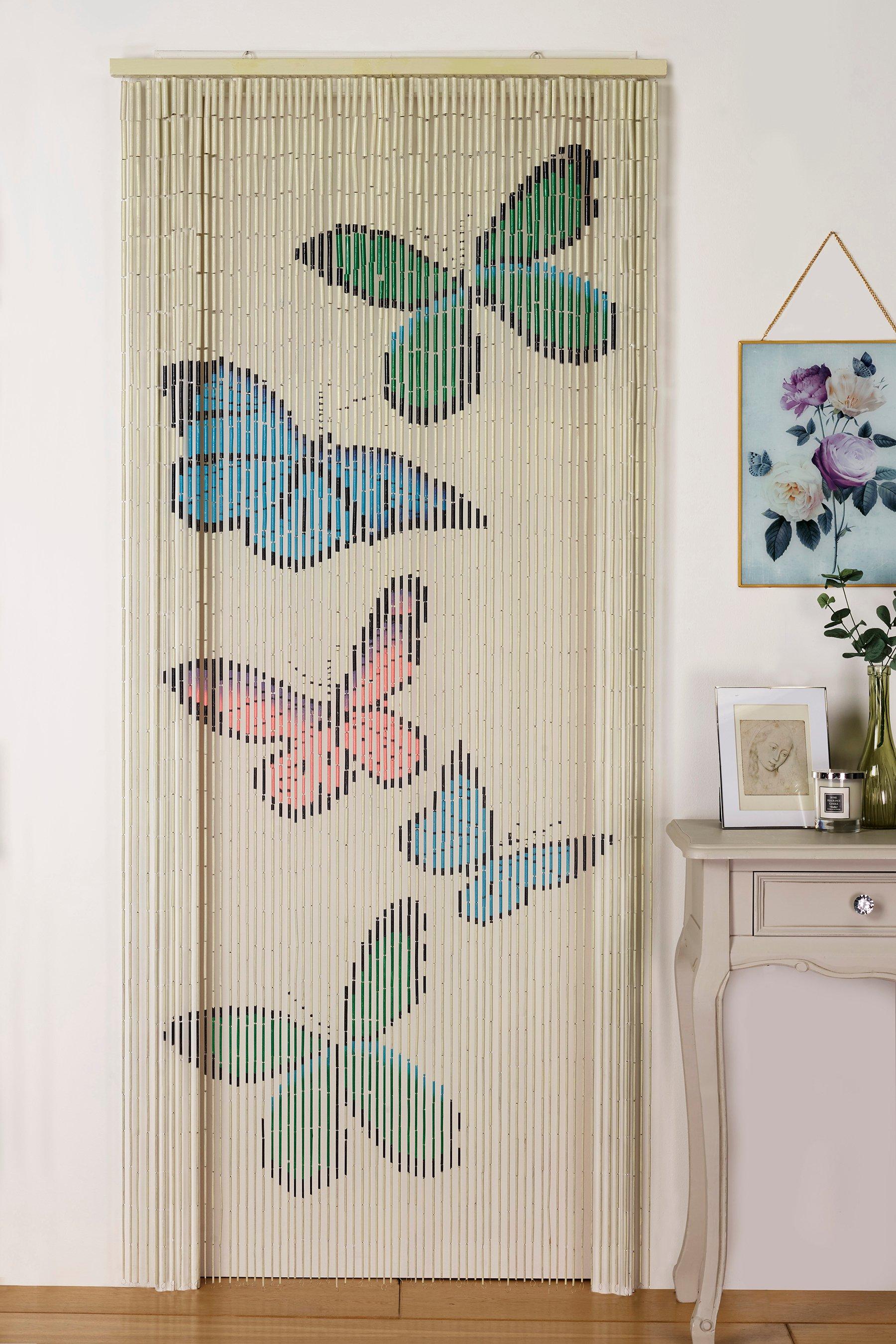 Bamboo Butterfly Door Curtain Studio
