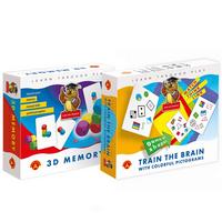 Image of Twin Pack 3D Memory and Train the Brain - Colourful Pictograms