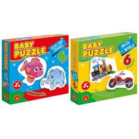 Image of Twin Pack Baby Puzzle Moto World and Ellie and Friends
