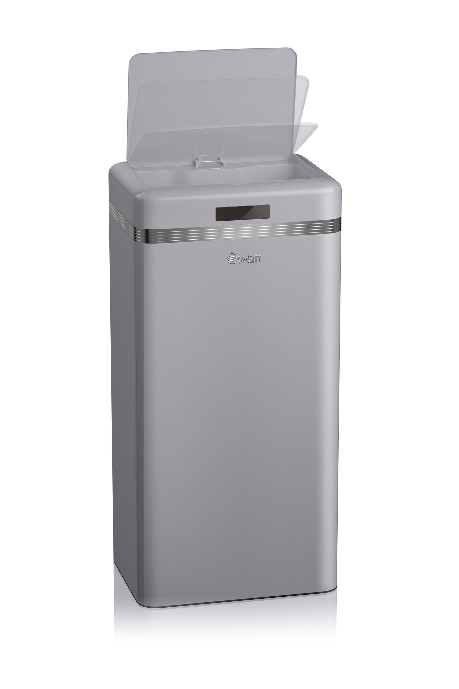 Swan Retro 45L Square Sensor Bin