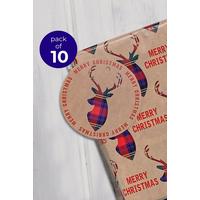 Image of 10 Kraft Stag Gift Tags