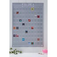 Image of 100 Gins Scratch Off Bucket List Poster
