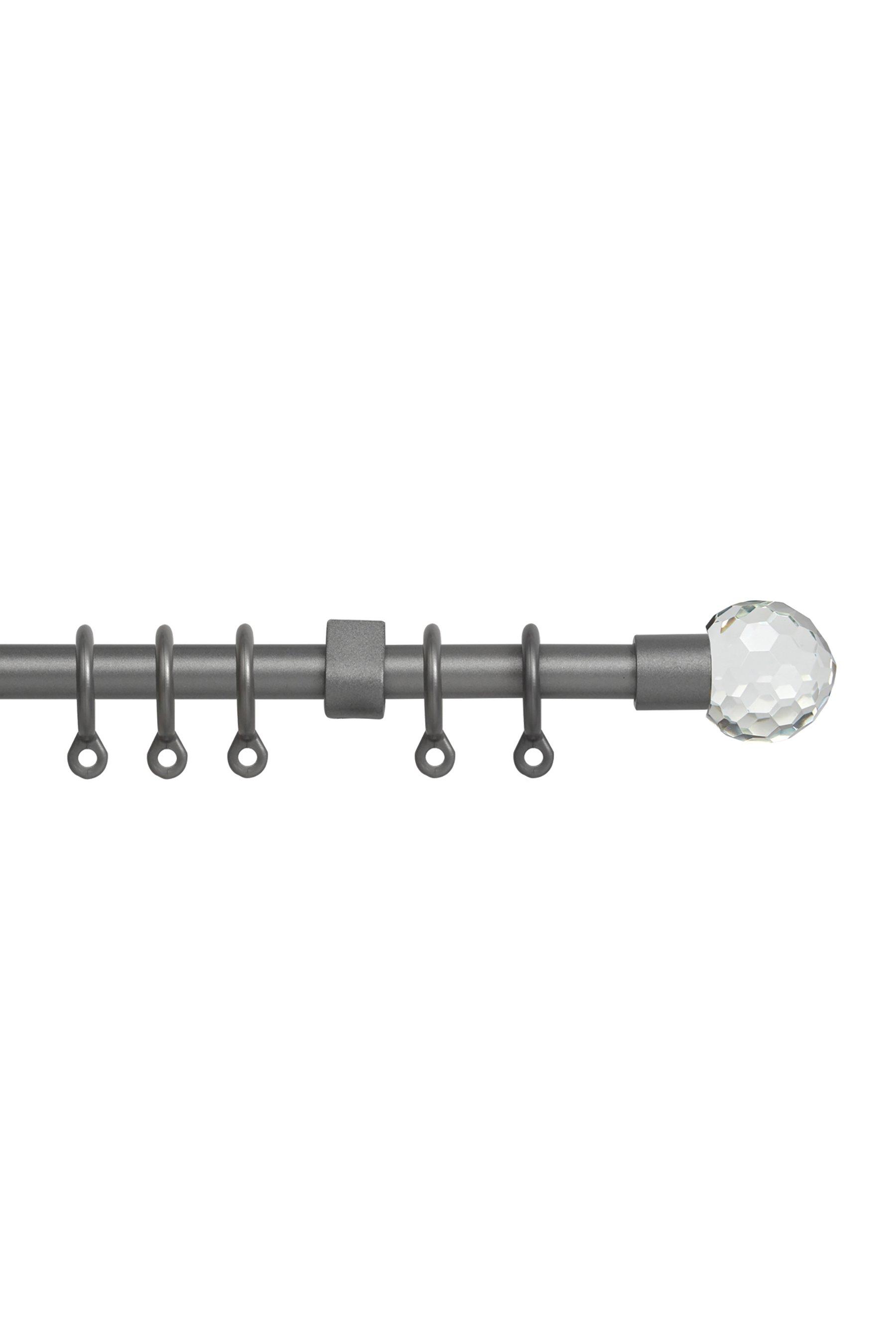 Acrylic Ball Curtain Pole Studio