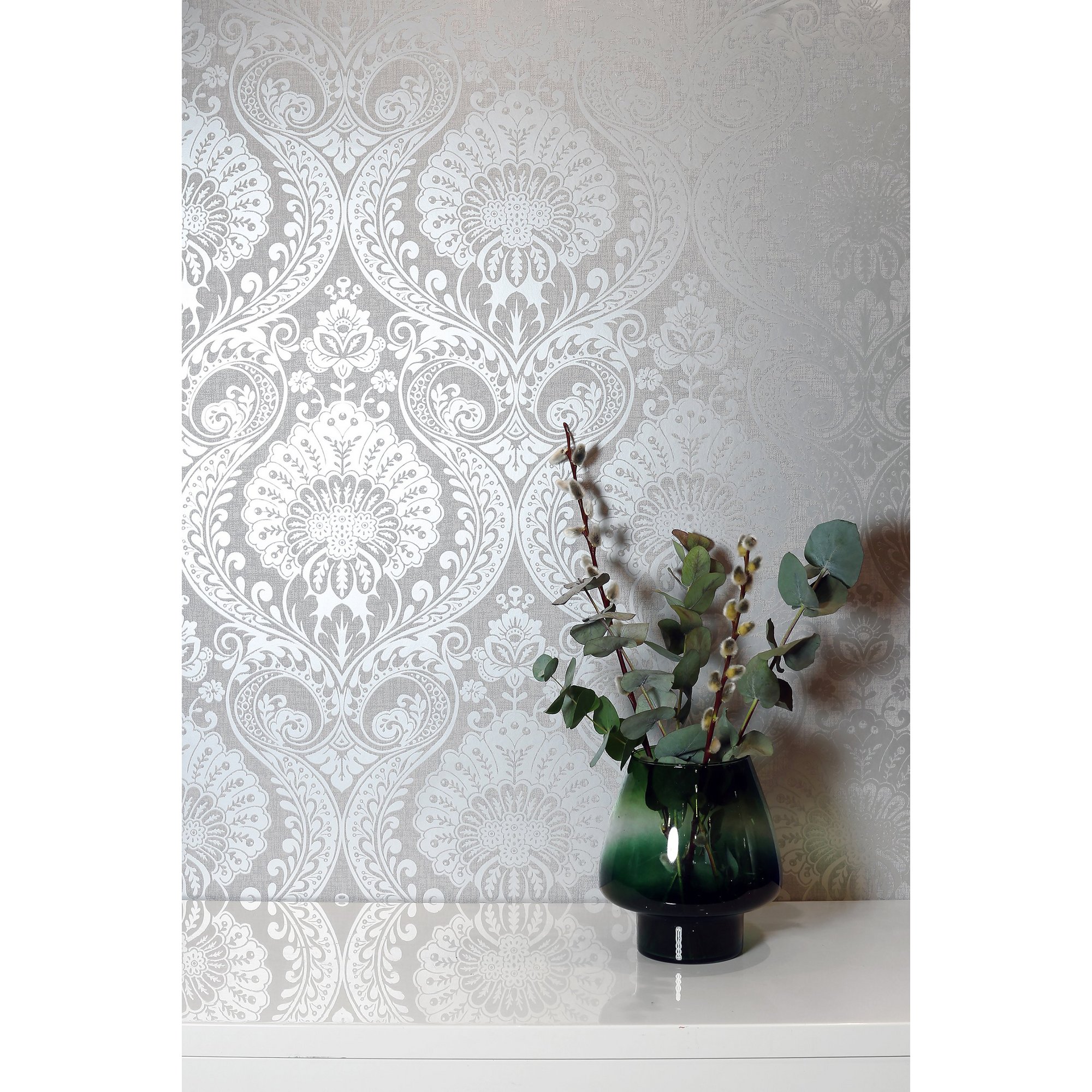 Image of Arthouse Luxe Damask Wallpaper