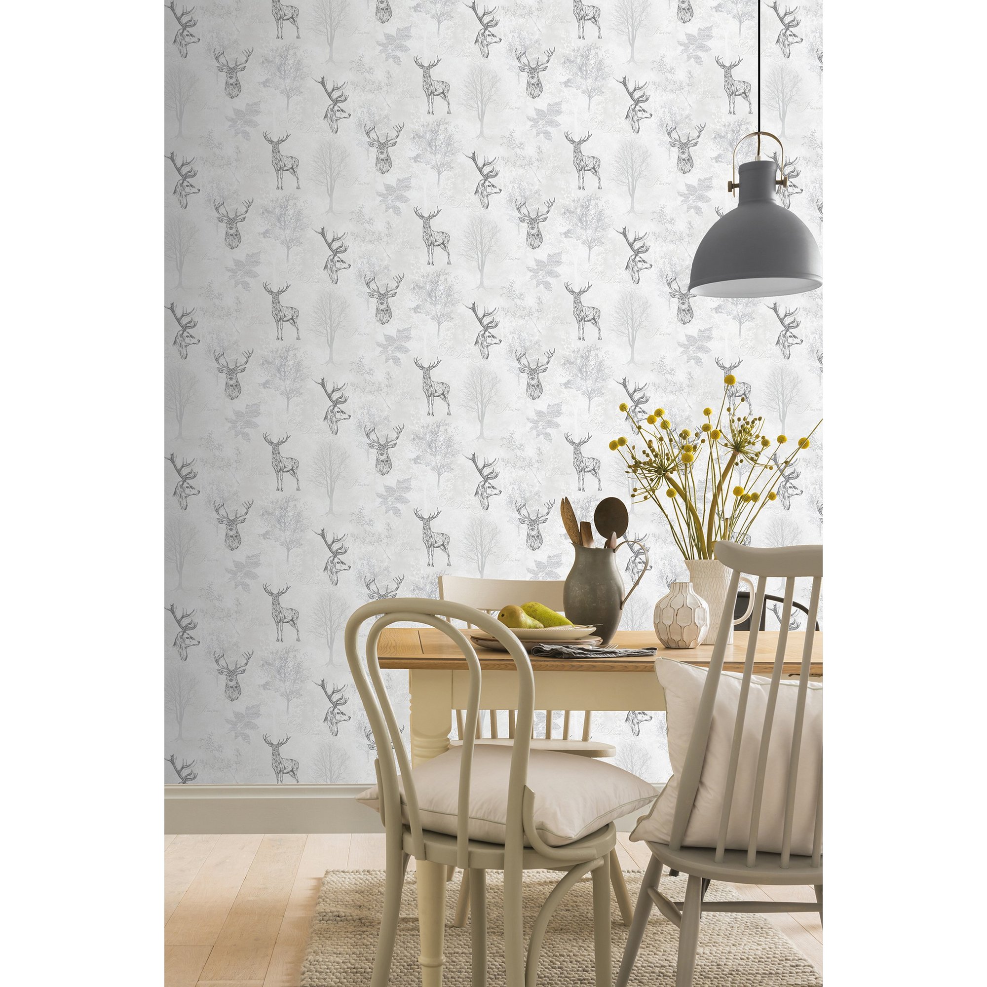 Image of Arthouse Etched Stag Wallpaper