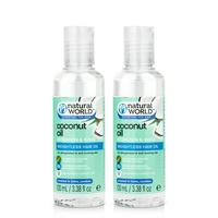 Natural World Coconut Oil Weightless Hair Oil Twin Set