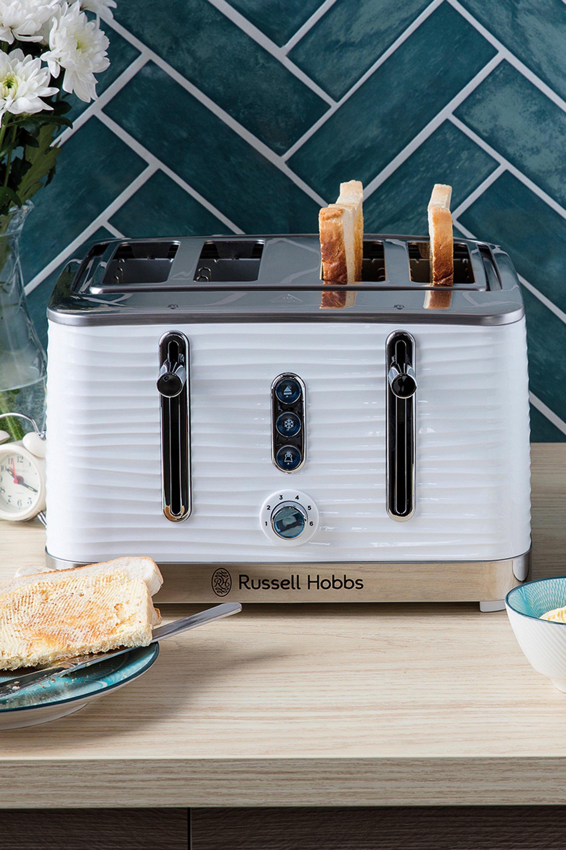 Russell Hobbs Toaster 2 Slice Inspire Cream Toasters Small