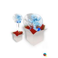 Image of Baby Boy Bear Double Bubble Balloon