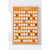 Image of 100 Whiskies Bucket List Poster