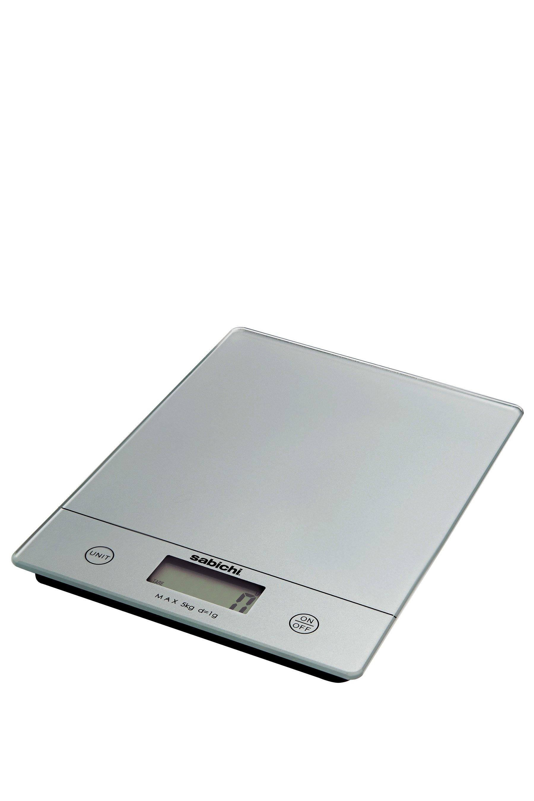 sabichi digital kitchen scales - silver