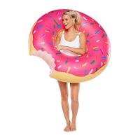 Image of Giant Pink Frosted Donut Pool Float