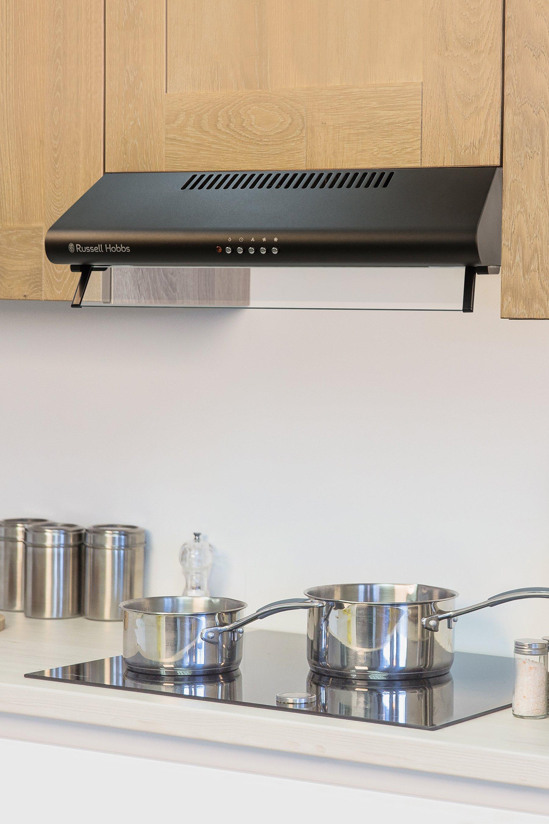 russell hobbs 60cm wide chimney canopy cooker hood Russell hobbs 60cm