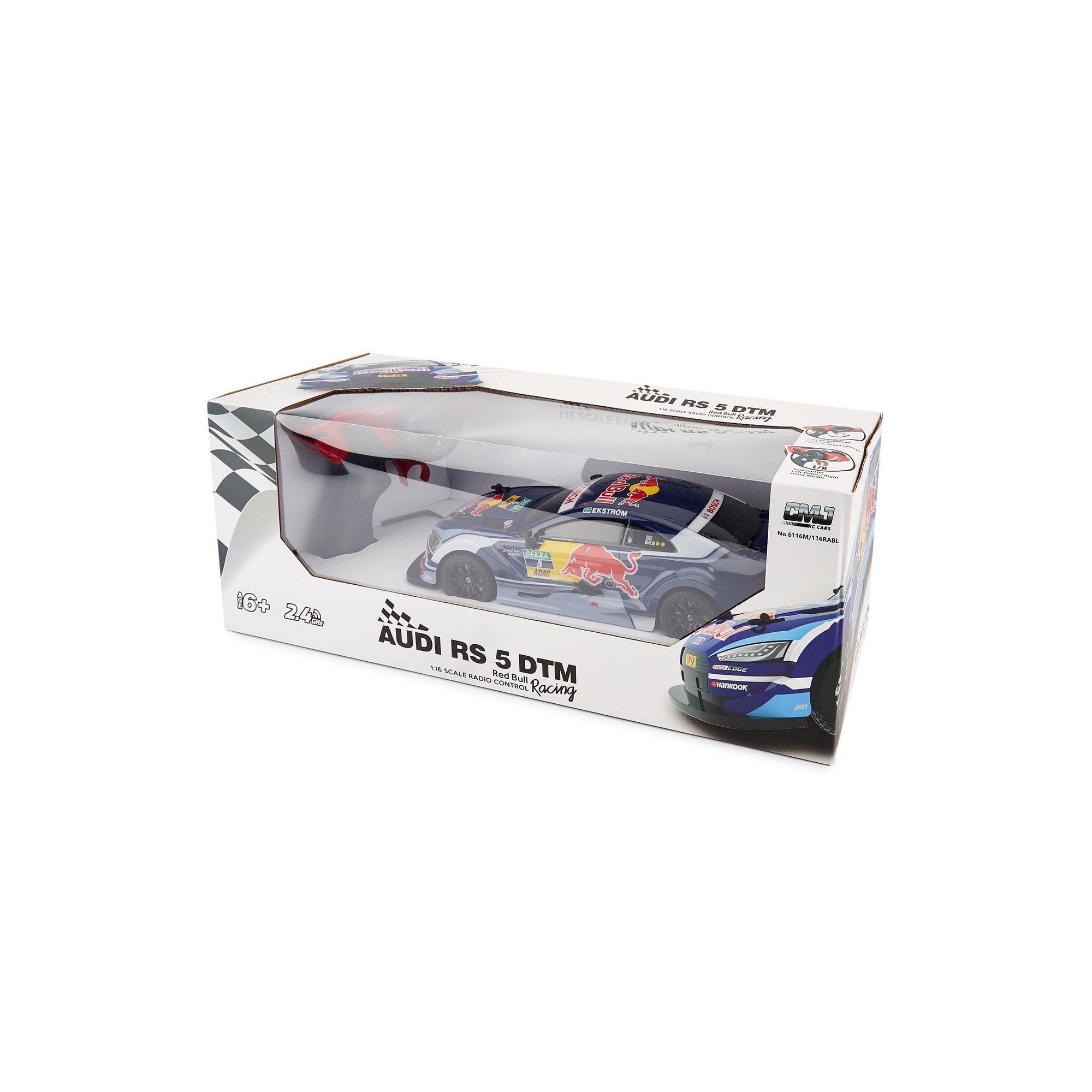 Image of 1:16 Scale Remote Controlled Audi RS 5 DTM Red Bull