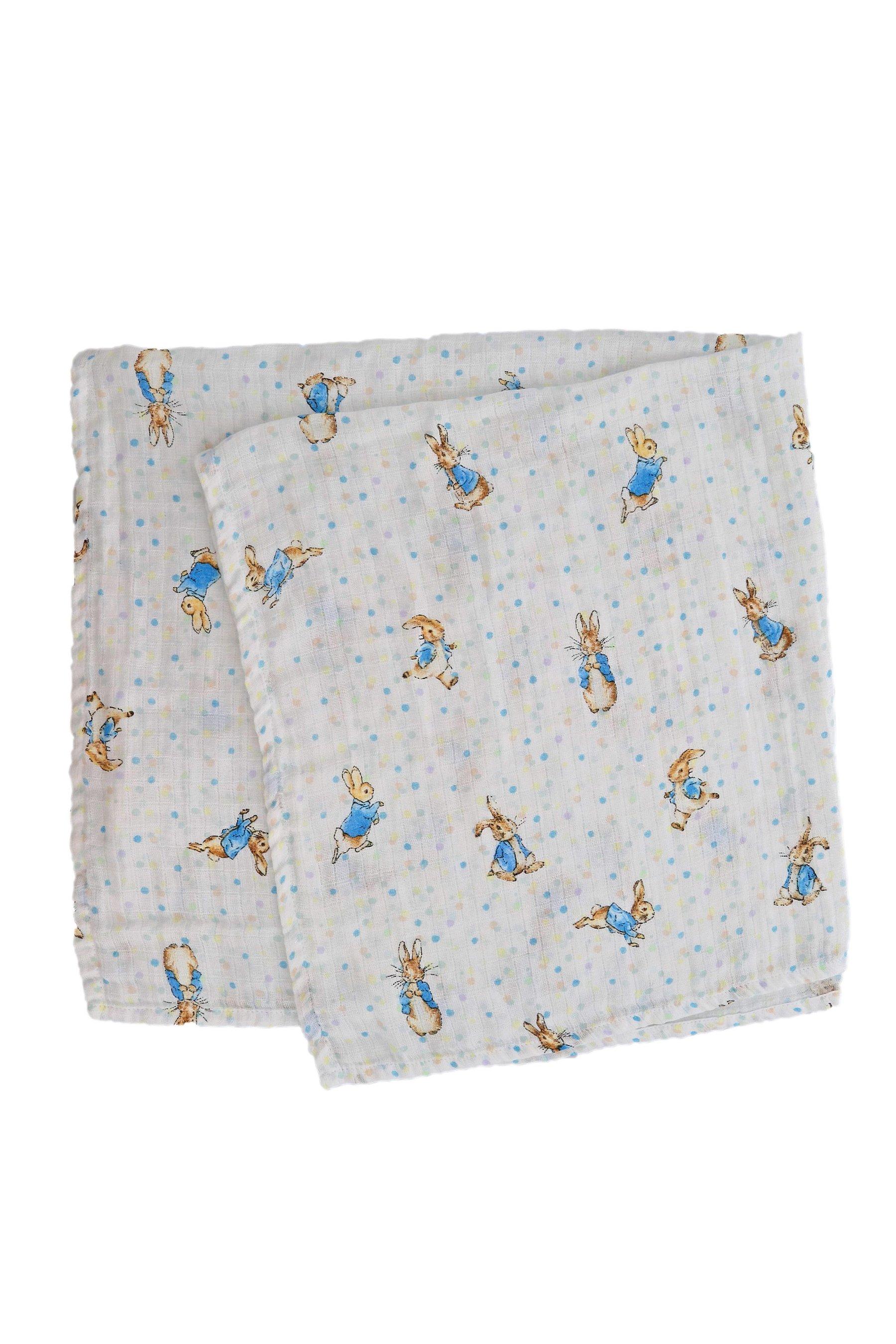 peter rabbit muslin squares